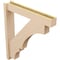 Ekena Millwork 6-in W x 34-in D x 38-in H Balboa Block Rough Cedar Woodgrain TimberThane Outlooker, Primed Tan OUTUR060X34X38BOA44RCPR - alternate 6